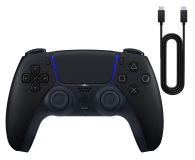 Akcesoria do konsol SONY DualSense Kontroler Midnight Black PS5 + USB do komputera PC